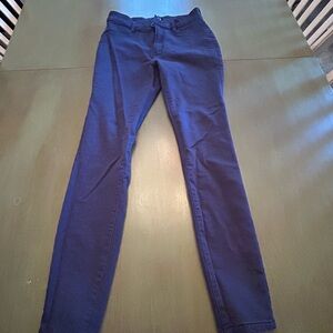 GAP Stretch Skinny Pants in Dark Purple